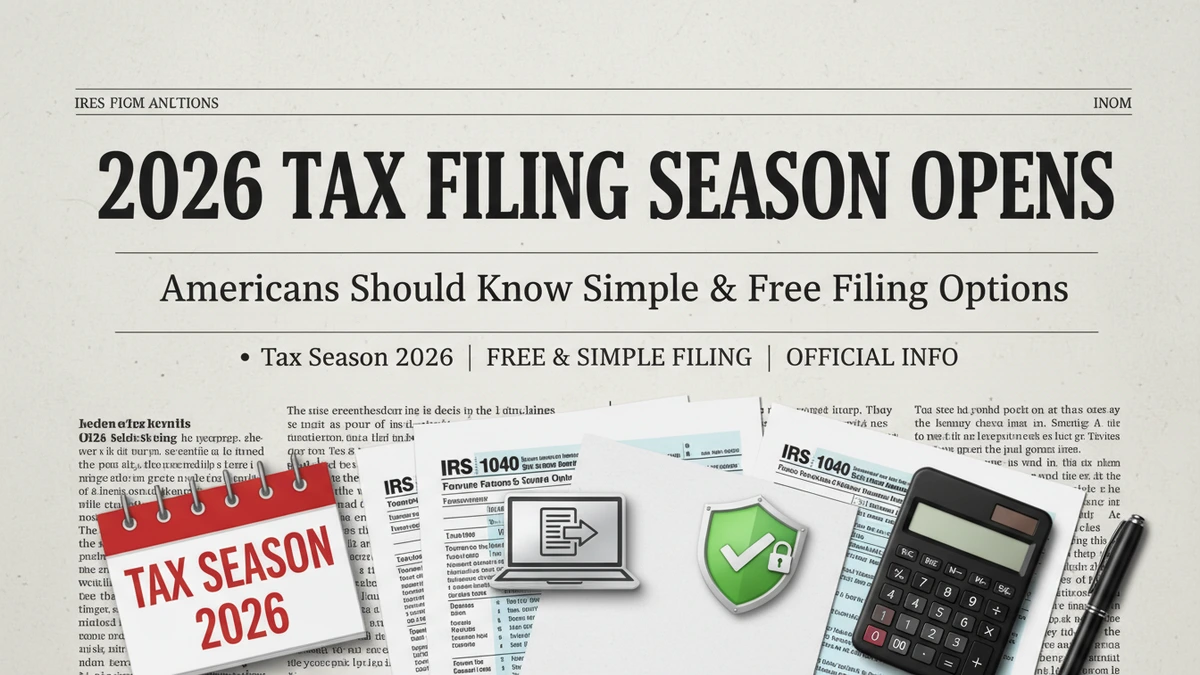 2026 Tax Filing Season Opens