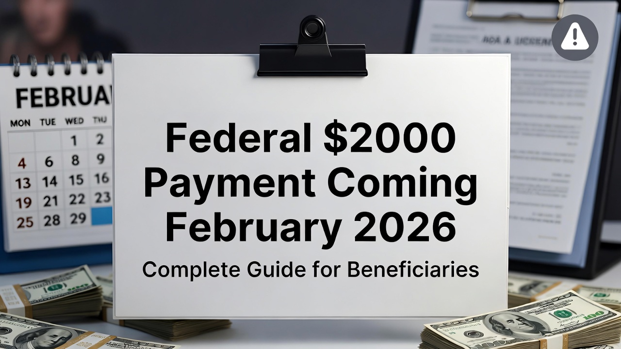 Federal $2000 Payment Coming February 2026