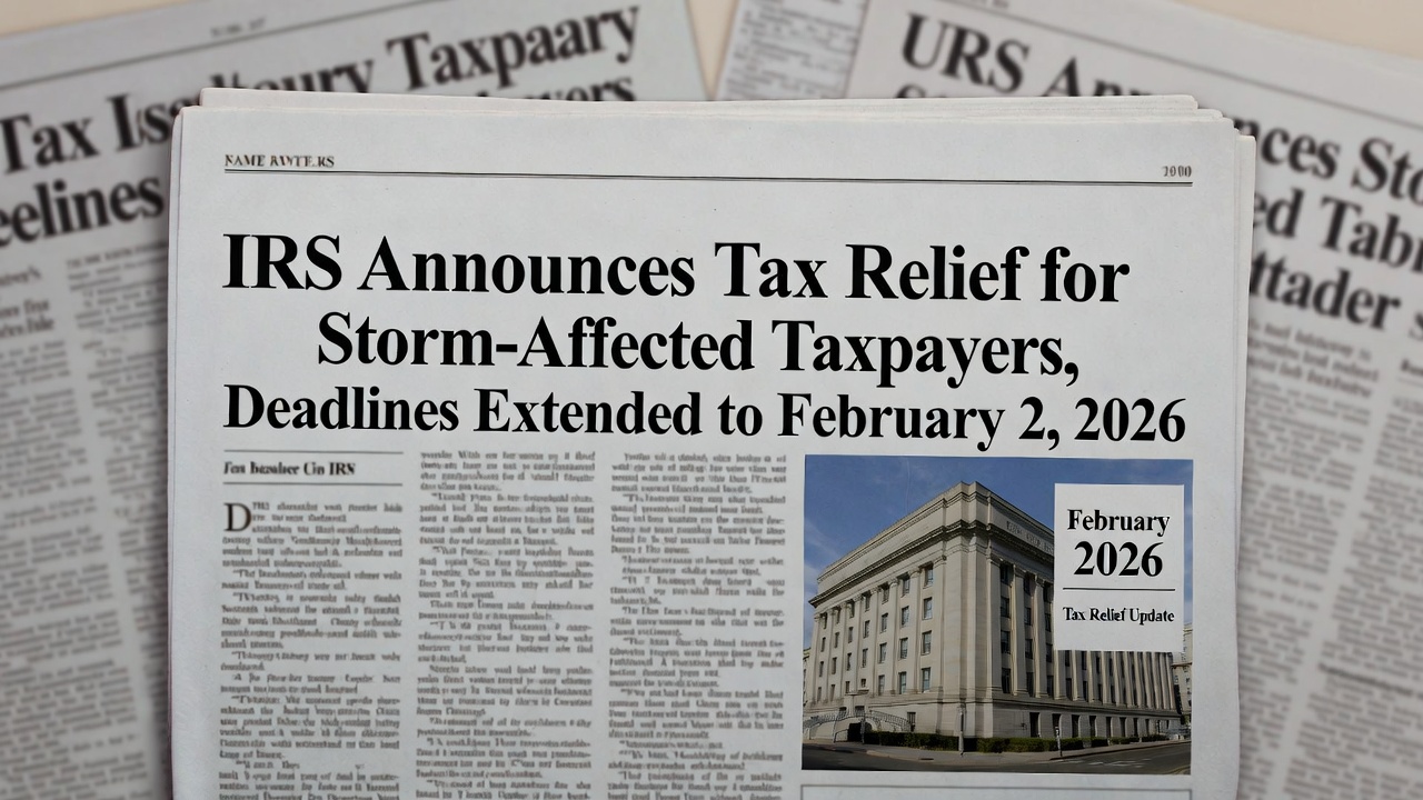 IRS Announces Tax Relief
